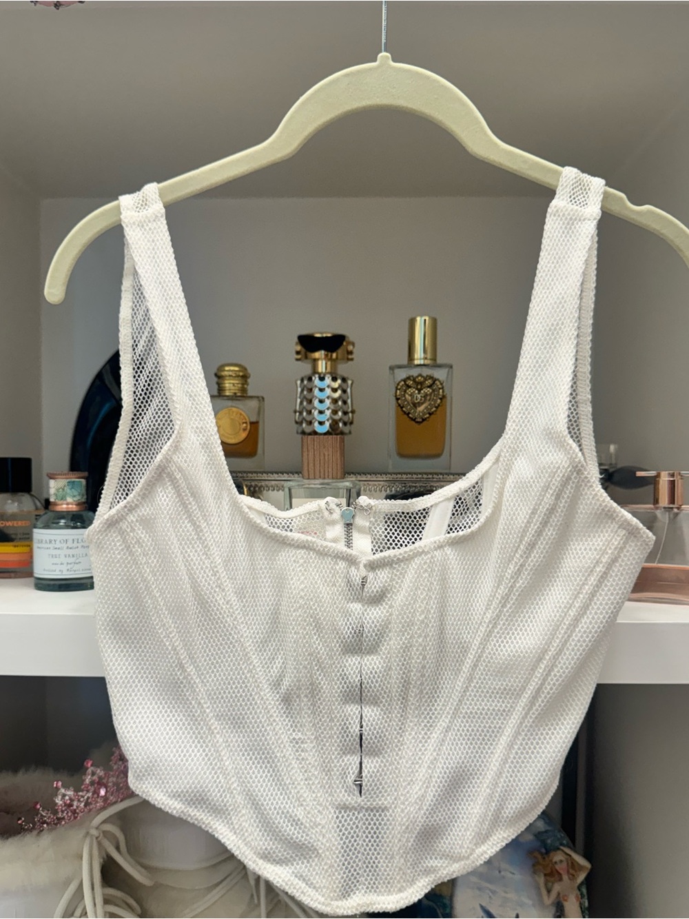 White Fox Corset